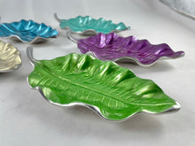Cargar imagen en el visor de la galería, Hoja Ondulada de Pewter / Pewter Ondulada Leaf